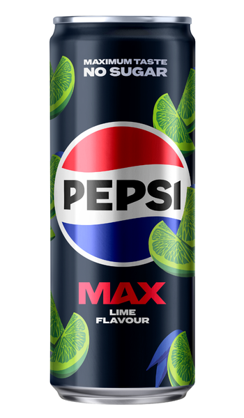 Pepsi Max lime 33cl burk